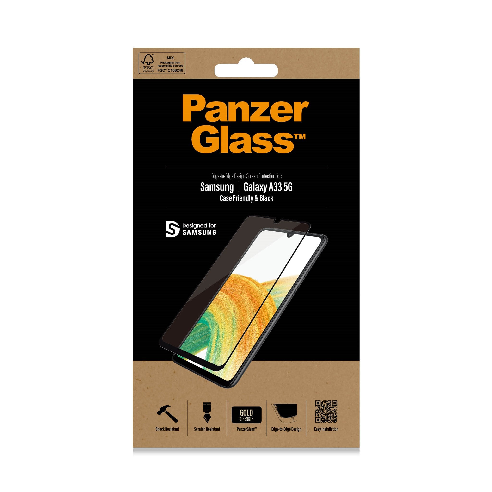 PanzerGlass® Screen Protector Samsung Galaxy A33 5G